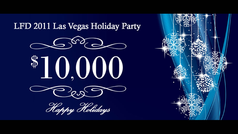 LFD 2011 Las vegas holiday party ticket image