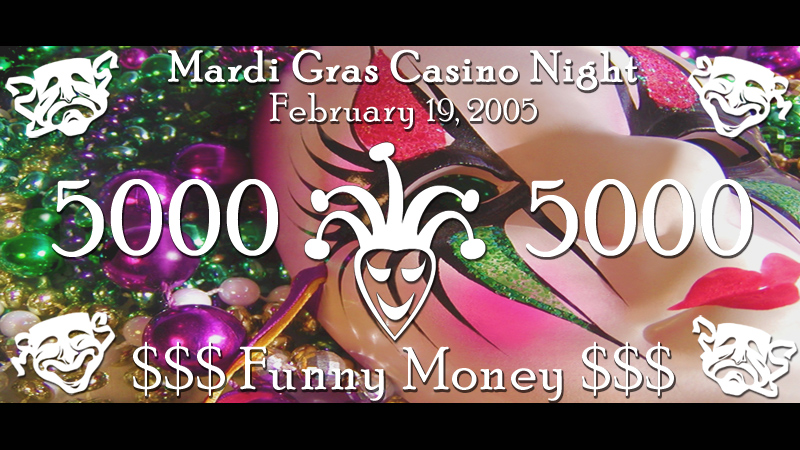 Mardi Gras Casino night party image